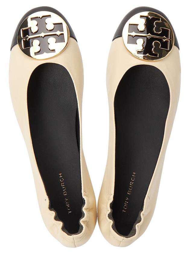 Claire Ballerina Flat Cream - TORY BURCH - BALAAN 3