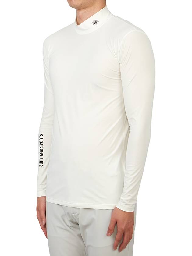 Men's SS Epoch Inner Long Sleeve T-Shirt White - HORN GARMENT - BALAAN 3