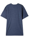 Fox Head Patch Classic Short Sleeve T-Shirt Navy Melange - MAISON KITSUNE - BALAAN 4