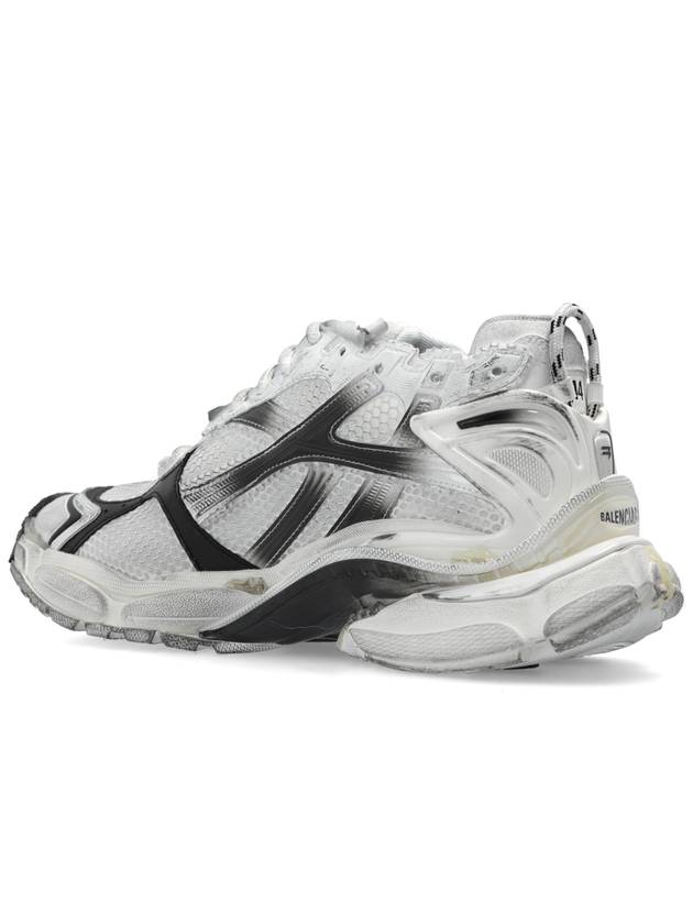 Runner Gradient Low Top Sneakers White Black - BALENCIAGA - BALAAN 6