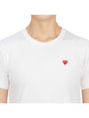 Comme des Gar ons Red Waffen Women s Short Sleeve T Shirt AZ T303 051 2 - COMME DES GARCONS PLAY - BALAAN 6