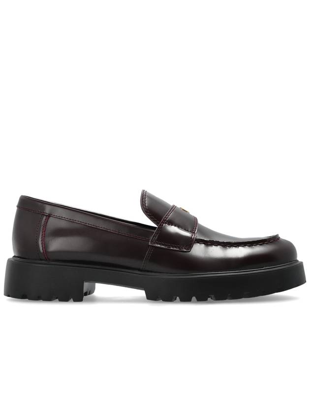 Tory Burch Shoes Lug Type Loafers, Women's, Burgundy - TORY BURCH - BALAAN 1