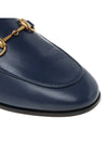 Jordaan Leather Loafers Blue - GUCCI - BALAAN 10