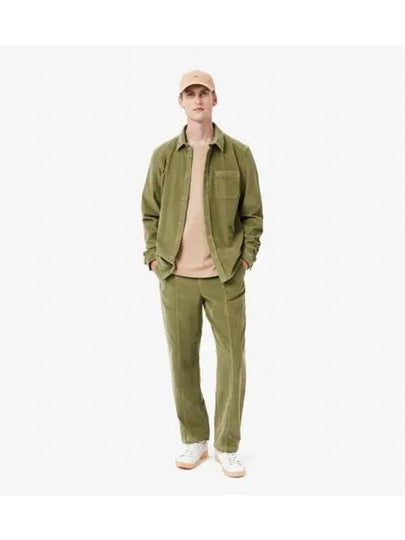 Men s Corduroy Pants Khaki - LACOSTE - BALAAN 1