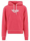 Vague Wave Logo Cotton Hoodie Pink - JACQUEMUS - BALAAN 2