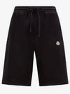 Jersey Bermuda Shorts Black - MONCLER - BALAAN 2