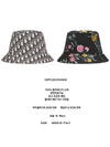 Petite Fleurs Teddy D Reversible Double sided Bucket Hat - DIOR - BALAAN 5