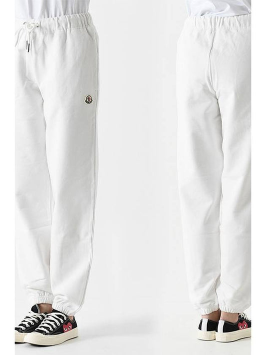 Women's Logo Track Pants White - MONCLER - BALAAN 2