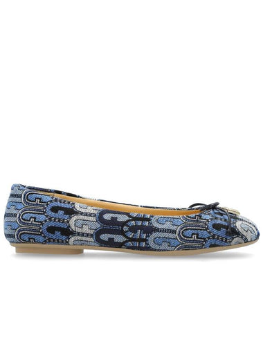 Furla Ballerinas With Logo, Women's, Blue - FURLA - BALAAN 1