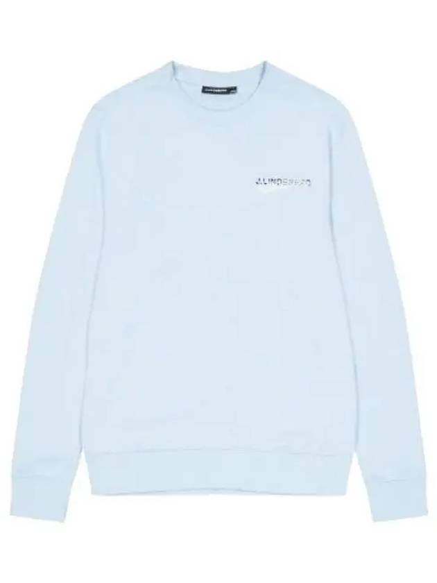 Throw Crew Neck Sweatshirt Light Blue - J.LINDEBERG - BALAAN 2