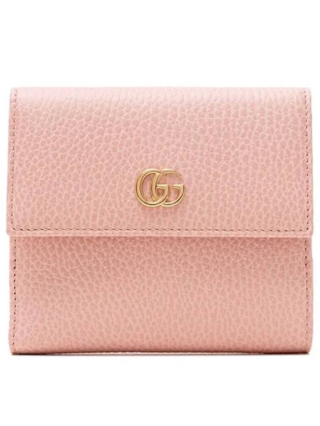 GG Marmont flap bi fold wallet light pink - GUCCI - BALAAN 2