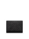 Monogram Embossed Leather Business Card Wallet Black - LOUIS VUITTON - BALAAN 3