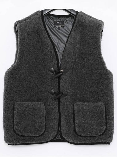 Jules Jacket Vest Heather Grey - A.P.C. - BALAAN 1