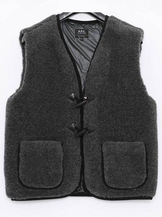 Jules Jacket Vest Heather Grey - A.P.C. - BALAAN 2