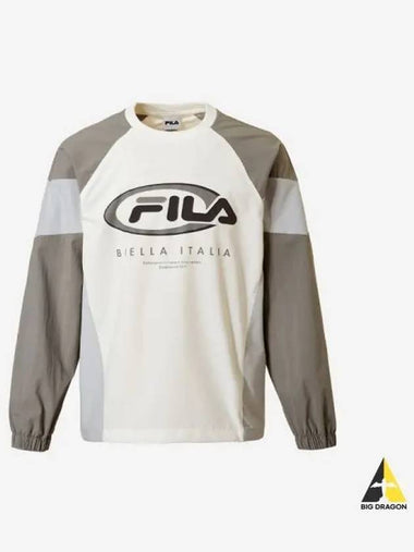 Uni Color Block Woven Sweatshirt SWH - FILA - BALAAN 1