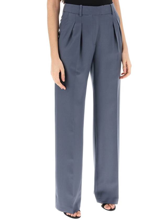 sbiru double pleat trousers - LOULOU STUDIO - BALAAN 2