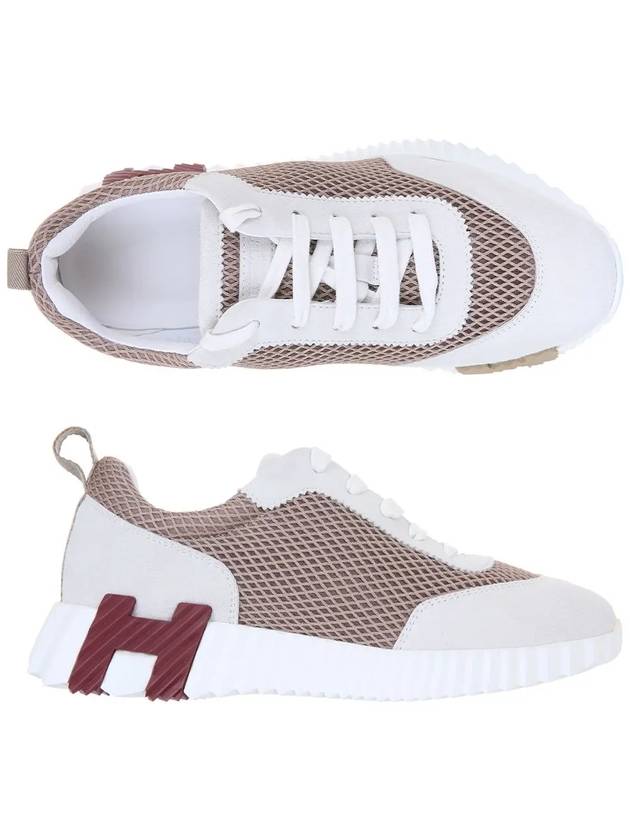 Bouncing Low Top Sneakers Blanc Gourmet - HERMES - BALAAN 2