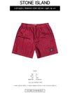 Men's Logo Patch Nylon Metal Swim Shorts Red - STONE ISLAND - BALAAN 3