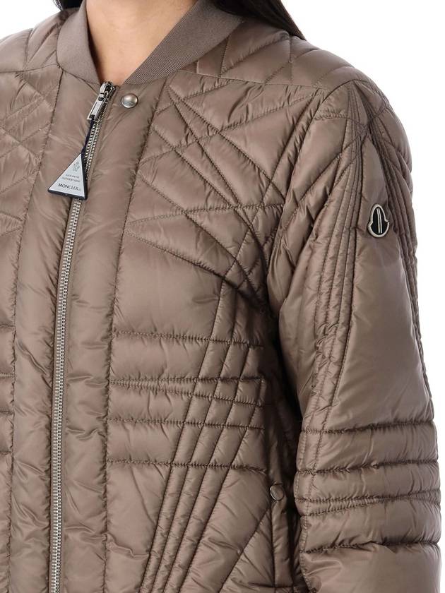 Rick Owens Megapenta Down Bomber Jacket Taupe - MONCLER - BALAAN 4