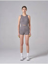 Tech Rib Shorts Grey - ATHPLATFORM - BALAAN 1