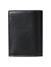 Men's Silver Monogram Fold Half Wallet Black - SAINT LAURENT - BALAAN 3