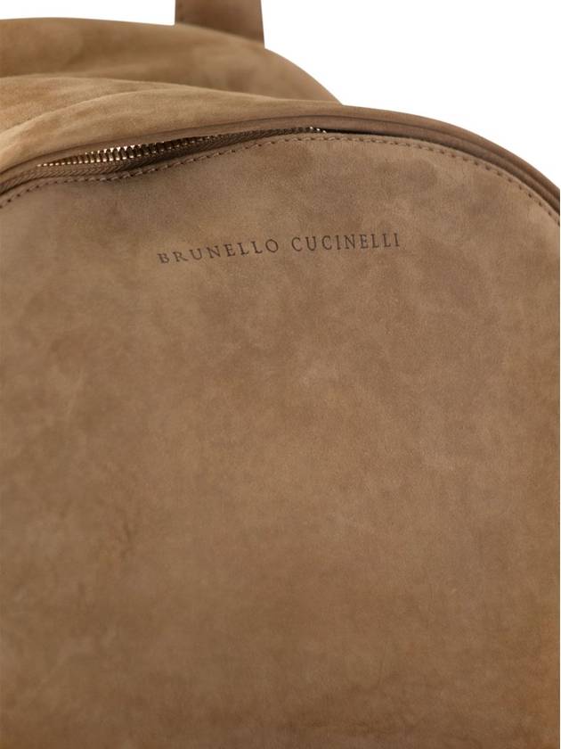 Suede backpack - BRUNELLO CUCINELLI - BALAAN 5