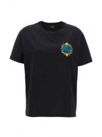 Paisley 24 WRJB0006AC036 N0000 Floral Logo Embroidery T shirt 1218201 - ETRO - BALAAN 1