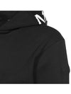 logo patch half-zip hoodie black - MONCLER - BALAAN 6