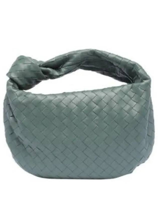 Teen Jodie Intrecciato Leather Tote Bag Green - BOTTEGA VENETA - BALAAN 2