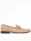 Suede Loafers Beige - BRUNELLO CUCINELLI - BALAAN 4