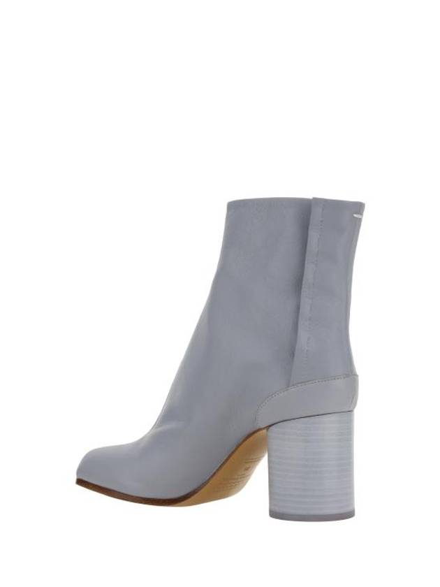 Tabi Ankle Leather Middle Boots Blue - MAISON MARGIELA - BALAAN 4