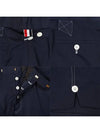 Men's Stitched Chino Shorts Navy - THOM BROWNE - BALAAN 9