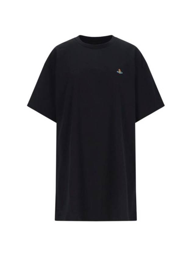 Orb Logo Classic Short Sleeve T-Shirt Black - VIVIENNE WESTWOOD - BALAAN 1