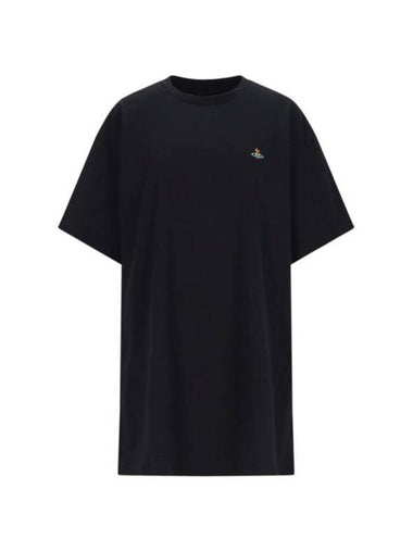 Orb Logo Classic Short Sleeve T-Shirt Black - VIVIENNE WESTWOOD - BALAAN 1