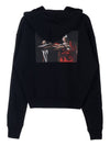 Caravaggio Paint Over Hoodie OMBB037C99FLE0041001 - OFF WHITE - BALAAN 4