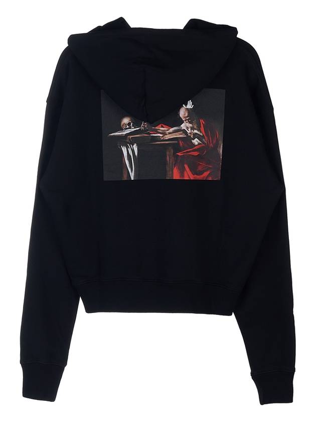 Caravaggio Paint Over Hoodie OMBB037C99FLE0041001 - OFF WHITE - BALAAN 4