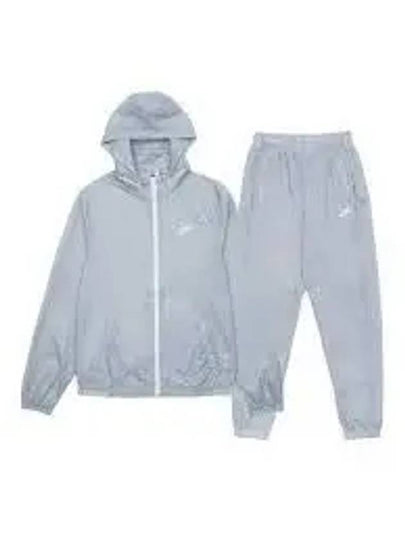 Club Lined Woven Tracksuit Grey - NIKE - BALAAN 2