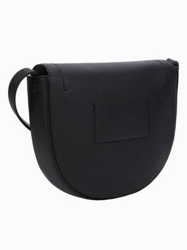 JEANS Women s Black CKJ Minimal Monogram Saddle Bag DH3634 UB1 - CALVIN KLEIN - BALAAN 1