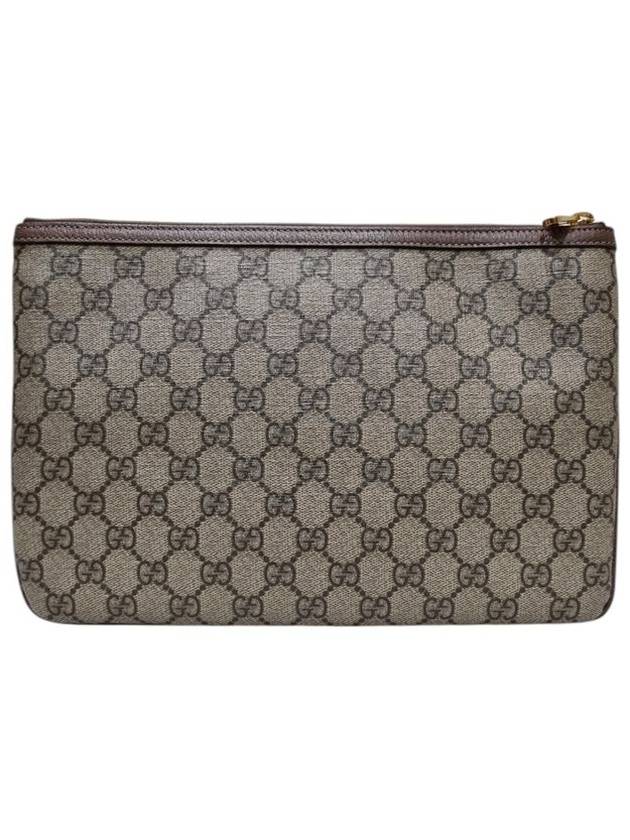 517551 GG Supreme Canvas Ophidia Clutch Bag - GUCCI - BALAAN 4