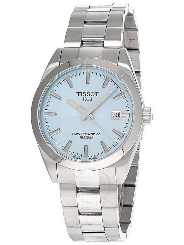 Tissot Gentleman Powermatic 80 Automatic Ice Blue Dial Watch T127.407.11.351.00 - TISSOT - BALAAN 1