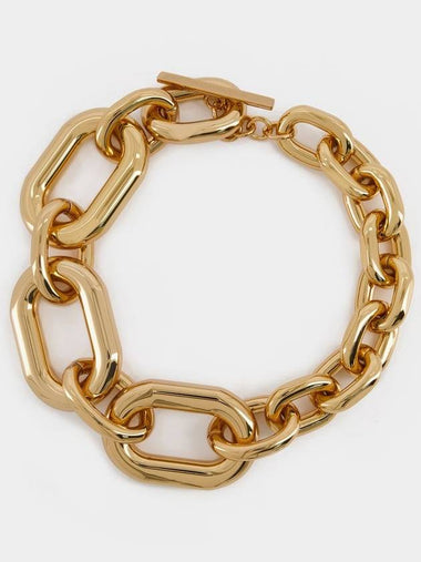 Collier XL Link in Gold-Tone Aluminium - PACO RABANNE - BALAAN 1