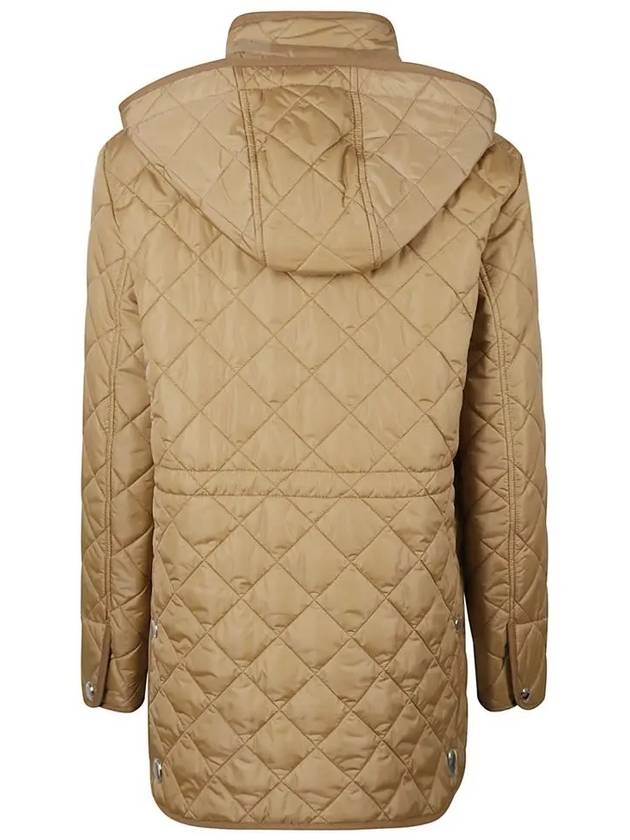 Diamond Quilted Nylon Jacket Archive Beige - BURBERRY - BALAAN 4