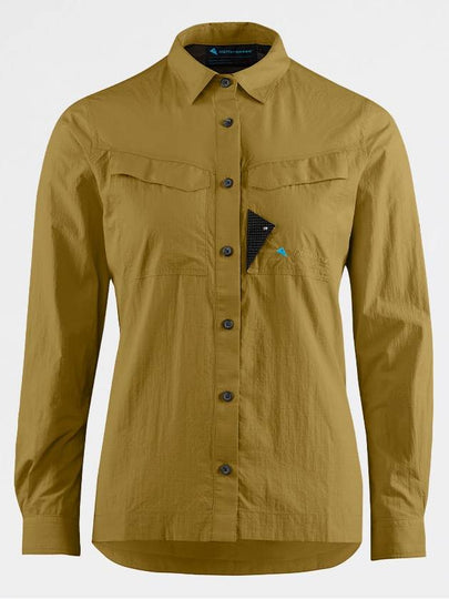 Men's Syn Regular Fit Long Sleeve Shirt Juniper Green - KLATTERMUSEN - BALAAN 2