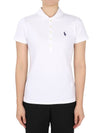 Polo Women s Stretch Cotton PK Short Sleeve White 211870245 001 - RALPH LAUREN - BALAAN 1