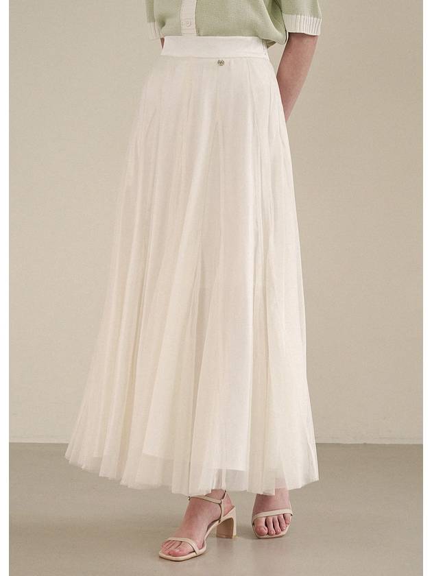 Chamomile Banding Sha Long Pleats Skirt - MICANE - BALAAN 2