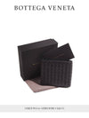 Intrecciato Weaving Half Wallet Black - BOTTEGA VENETA - BALAAN 8