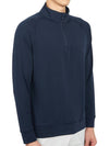 MS21K79 TWLT Men's Lux Staple Half Zip Long Sleeve T-Shirt Navy MS21K79 TWLT - G/FORE - BALAAN 4