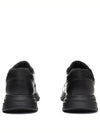 Leather Re-Nylon High Top Sneakers Black - PRADA - BALAAN 9