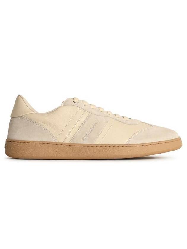 Signature Low Top Sneakers Mascarpone - SALVATORE FERRAGAMO - BALAAN 2