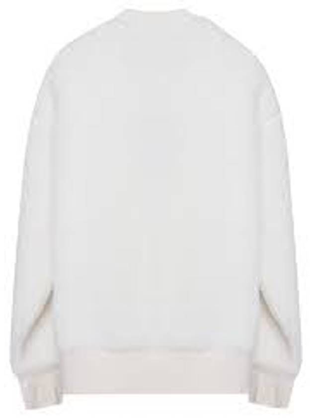 Women's Everly Pullover Crew Neck Sweatshirt White - MOOSE KNUCKLES - BALAAN 5